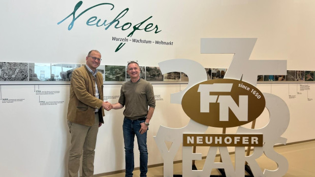 Franz Neuhofer (l.) traf sich mit dem neuen polnischen Kollegen.&nbsp;