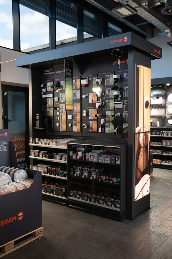 Ledvance zeigte im Rahmen der Messe unter anderem sein Osram Smart+-Portfolio.&nbsp;