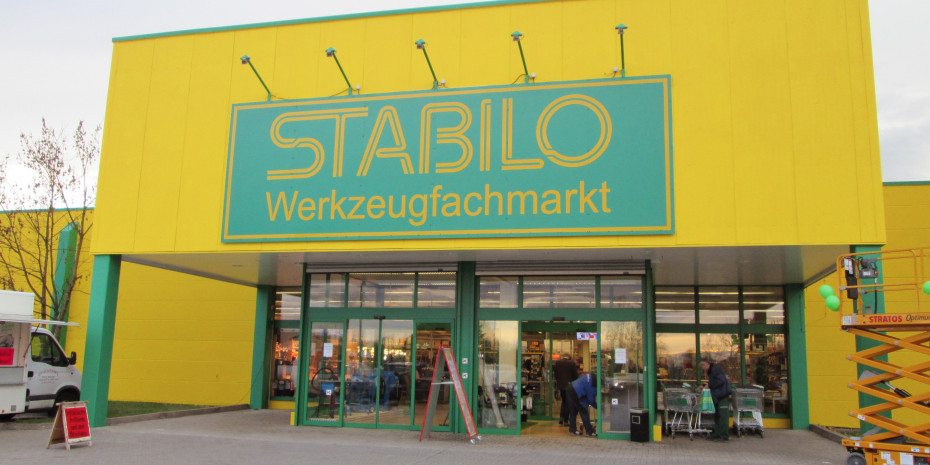 Eingangsbereich, Stabilo-Markt, Riesa
