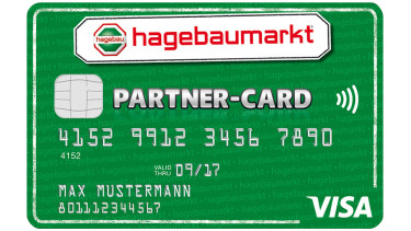 Partner-Card der Hagebau-Gruppe jetzt mit Visa-Funktion