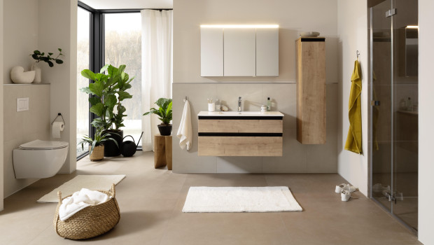 Kaldewei ergänzt das bestehende Badsortiment von Schöner Wohnen um Duschwannen und Duschflächen, Badewannen sowie Waschtische aus hochwertiger Stahl-Emaille. 