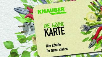 Neue nachhaltige Kundenkarte bei Knauber