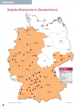Stabilo-Standorte in Deutschland. [Stand: 31.12.2017]