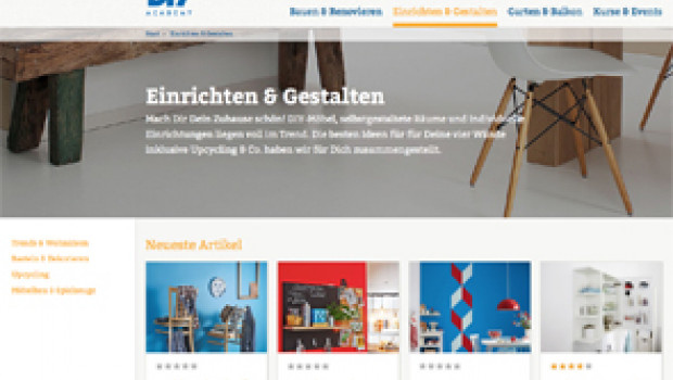 Die Website der DIY Academy wurde komplett überarbeitet.