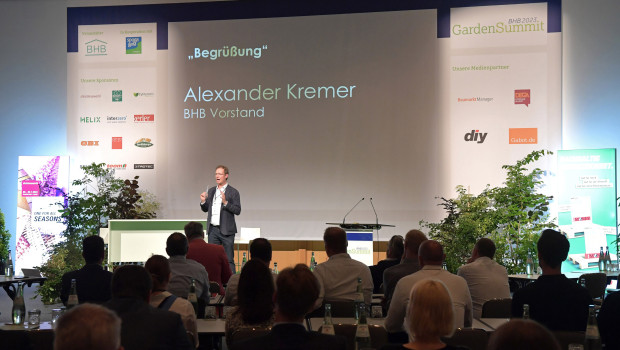 Mit drei Zitaten stimmte Alexander Kremer die Anwesenden auf den BHB-Garden Summit ein.