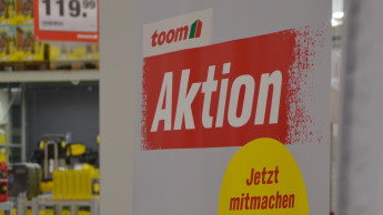 Baumarkt-Sparte der Rewe im ersten Halbjahr unter Vorjahr