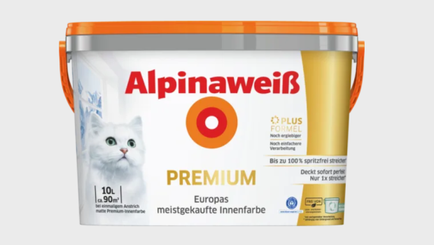 Alpinaweiß Premium erhielt das Testurteil „sehr gut“. Alpinaweiß Premium erhielt das Testurteil „sehr gut“.
