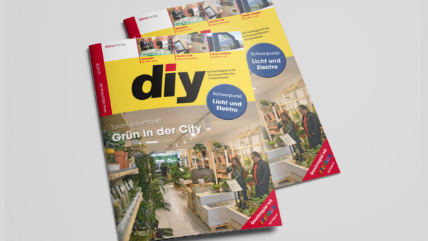 Die Titelgeschichte von diy 6/2018 dreht sich um den neuen Pop-up-Store von Toom in Köln.