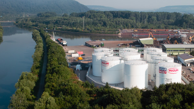 Das Tanklager im Saarhafen. In unmittelbarer Nähe wollte Meguin ein Zentrallager und 50 neue Arbeitsplätze schaffen.