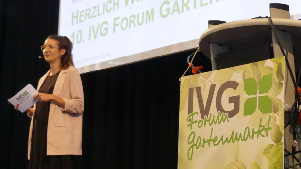 Gerne möchte IVG-Geschäftsführerin Anna Hackstein die Teilnehmer des IVG-Forums Gartenmarkt im November wieder live vor Ort begrüßen.