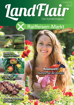 Preiswürdiger Titel: Das Raiffeisen-Kundenmagazin Landflair hat den Fox Award in Silber bekommen.