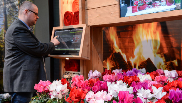 Auf der Christmasworld 2016 wurden erstmals Blumen und Pflanzen angeboten.
