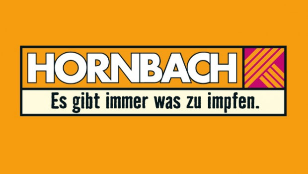 Hornbach wandelt für die aktuelle Impfaktion #ZusammenGegenCorona seinen Claim ab - Toom ebenfalls.