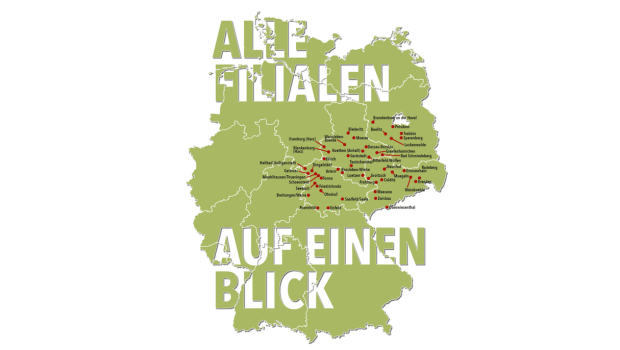 Groschen-Markt hatte zu Jahresbeginn Filialen in Thüringen, Sachsen-Anhalt, Sachsen und Brandenburg.