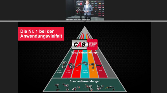 Laut Henning Jansen lassen sich mit Geräten aus der CAS-Familie aktuell über 90 Prozent aller Gewerke abdecken. 