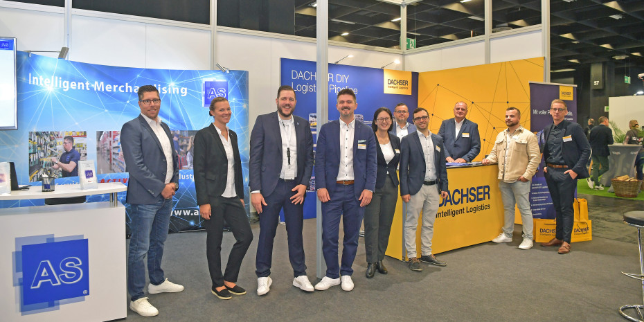 Dachser trat auf der Messe gemeinsam mit seinem Exklusivpartner AS Industrievertretungen auf.   