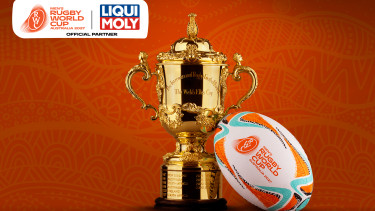 Liqui Moly wirbt bei Rugby-Weltmeisterschaften