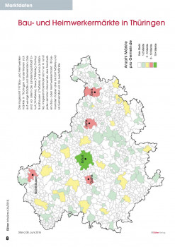 Bau- und Heimwerkermärkte in Thüringen.