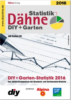 Die Dähne Statistik DIY + Garten 2016 erscheint im Mai.