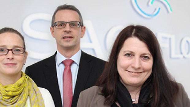 Die Neuen bei Sagaflor (v. l.): Claudia Plöger, Martin Schweikert, Miriam. Werner.