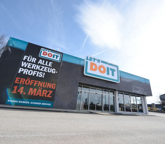 Der Werkzeugmarkt mit dem neuen Store-Konzept steht in Wels.
Der Werkzeugmarkt mit dem neuen Store-Konzept steht in Wels.