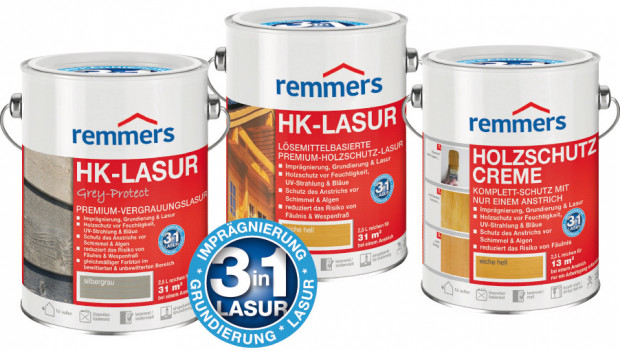 Remmers, 3-in-1-Lasuren