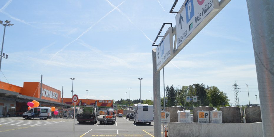 Hornbach, Standort mit Tiefgarage
