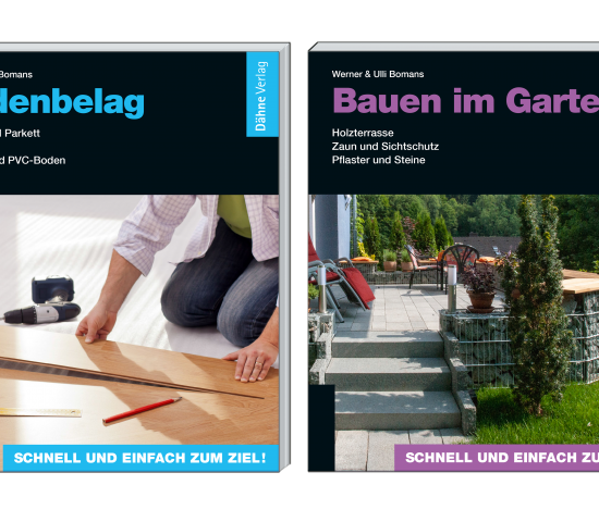 Neu im Dähne Verlag: "Bodenbelag" und "Bauen im Garten" Neu im Dähne Verlag: "Bodenbelag" und "Bauen im Garten"