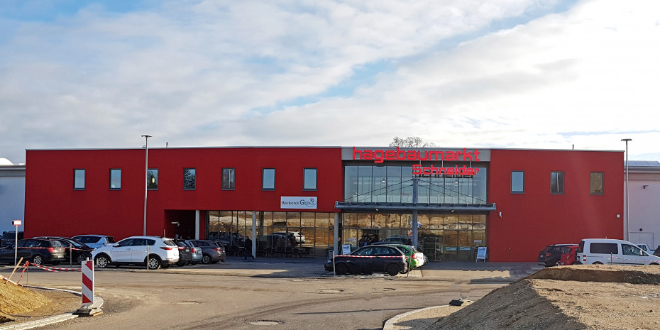 Hagebaumarkt, Dorfen, Fassade
