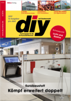 Die Juni-Ausgabe des Fachmagazins diy ist frisch erschienen.