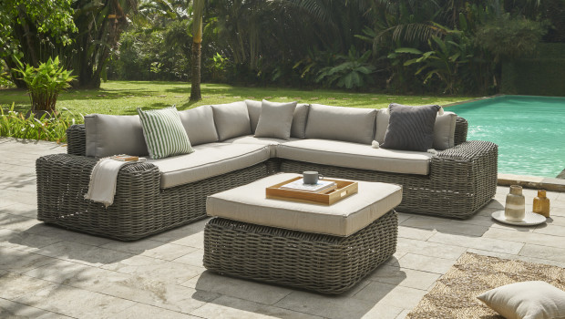 Mit seinen Eigenmarkenprodukten - im Bild ein Loungeset der Eigenmarke Outflexx - generiert Gartenmoebel.de rund 40 Prozent seines Umsatzes.