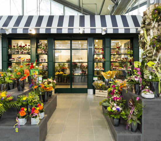 Der Schnittblumenraum im Landhausstil. Foto: Rene Vidalli
