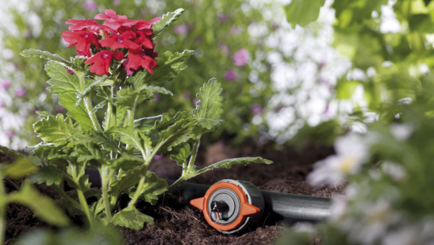 Laut einer von Gardena in Auftrag gegebenen Untersuchung führt der Einsatz von automatischer Bewässerung zu einer effizienteren Wassernutzung sowie zu einer reicheren Ernte und gesünderen Pflanzen. [Bild: Gardena]
