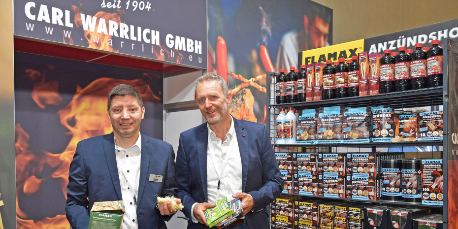 Nico Falk, International Sales Manager, und Alexander Häßler, Geschäftsführer Vertrieb und Marketing, haben auf der Spoga+Gafa die Produktpalette des Unternehmens präsentiert. 