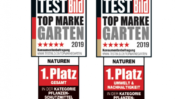 Substral Naturen ist als "Top Marke Garten 2019" in zwei Kategorien ausgezeichnet worden.