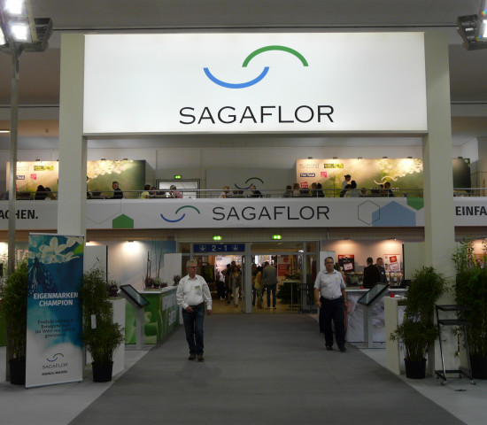 Die Sagaflor präsentierte auf ihrem Stand neue Konzepte für die Mitglieder.
Die Sagaflor präsentierte auf ihrem Stand neue Konzepte für die Mitglieder.