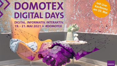 Digitalkonferenz der Domotex um zwei Tage erweitert