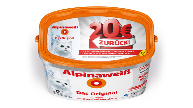 Alpinaweiß, 20 Euro zurück-Aktion