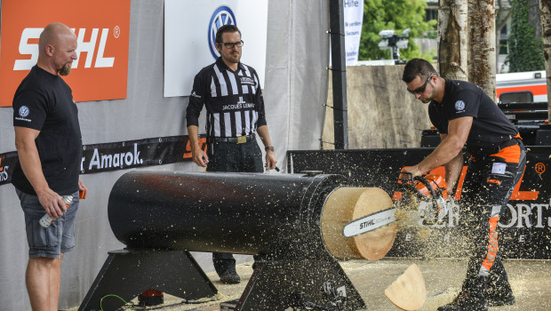 Die Stihl Timbersport Series waren schon 2015 auf dem Tag des Gartens zu Gast.