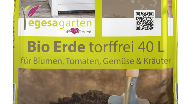 Die neue torffreie Bio-Erde steht den angeschlossenen Gartencentern ab sofort zur Verfügung.