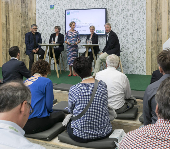 Zahlreiche Podiumsdiskussionen prägen das Bild der Gafa+Spoga 2019.