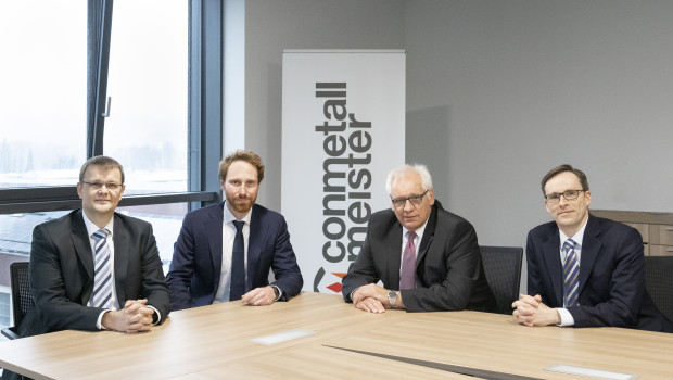Die Geschäftsführung besteht nun aus (von links) Henning Karl, Tim Gärtner, Hans-Peter Heffels und Ingo Gethöffer.