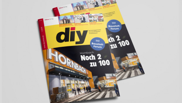 Hornbach ist Titelgeschichte des Januar-Hefts von diy. Die aktuelle Ausgabe ist jetzt erschienen.