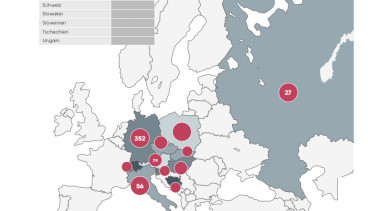 Obi-Standorte in Europa
