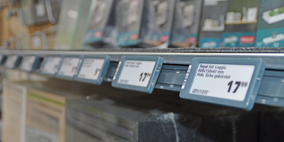 Beim Thema Electronic Shelf Label ist Globus Vorreiter in der DIY-Branche.