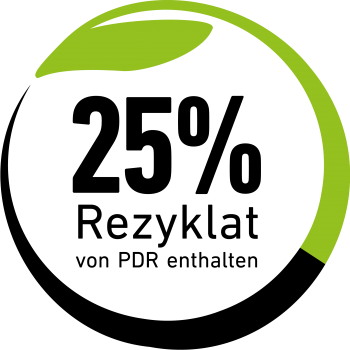 Das Logo dokumentiert den Einsatz von Rezyklat in PU-Schäumen oder Klebern. Das Logo dokumentiert den Einsatz von Rezyklat in PU-Schäumen oder Klebern.