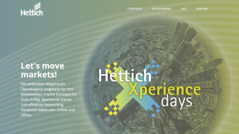 Online-Registrierung für „HettichXperiencedays“ ab sofort möglich