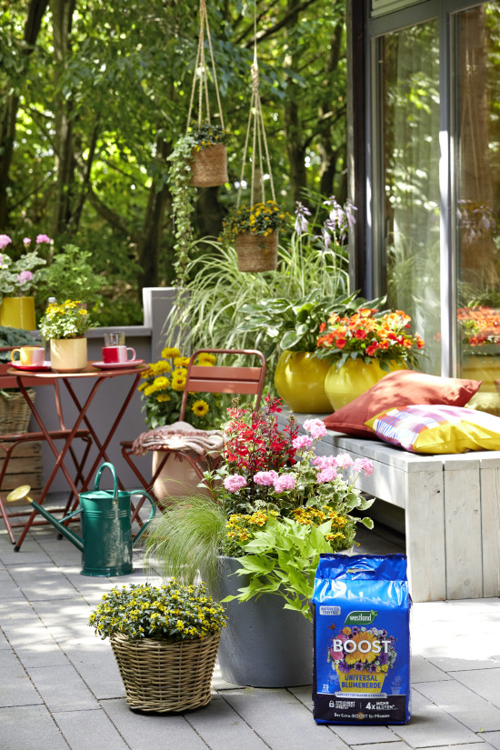 Die neue Boost Universalerde bringt Westland im 25-Liter-Standbeutel auf den Markt.  Die neue Boost Universalerde bringt Westland im 25-Liter-Standbeutel auf den Markt.