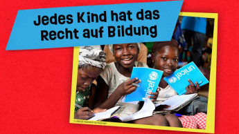 Pritt spendet 100.000 Euro an Unicef