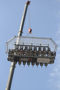 "Grilling in the sky powered by Weber" wird eine der Attraktionen auf dem Tag des Gartens sein.